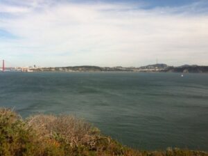 A long Shot of San Francisco Bridge